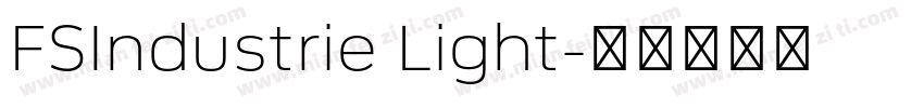 FSIndustrie Light字体转换